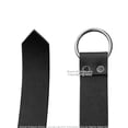 thumbnail image 5 of Medieval Black Genuine Leather Viking Ring Belt for Medieval Renaissance Costume LARP, 5 of 6