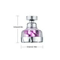 thumbnail image 2 of Faucet Aerator Mixer Fan Sink Extension Washing Bubbler Flexible Detachable Washable Plastic Basin Sprayer Replacement Part Short Type, 2 of 8
