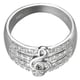thumbnail image 4 of Anillo de notas musicales, moderno y creativo, con diamantes de plata (talla 9), 4 of 5
