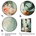thumbnail image 3 of Designart "Glamorous Painting of Woman's Heels in Green and Pink" Fashion Canvas Wall Art - Glam Green Woman Bedroom Canvas Wall Art, 3 of 6