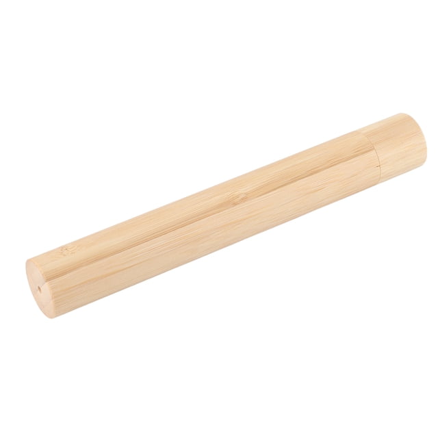 Soporte portátil de Bambú Jadeshay para cepillos de dientes funcionalidad inteligente