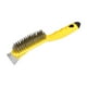 thumbnail image 4 of Cepillo de alambre de acero inoxidable DYNWAVEMX con mango ergonómico Amarillo, 4 of 8