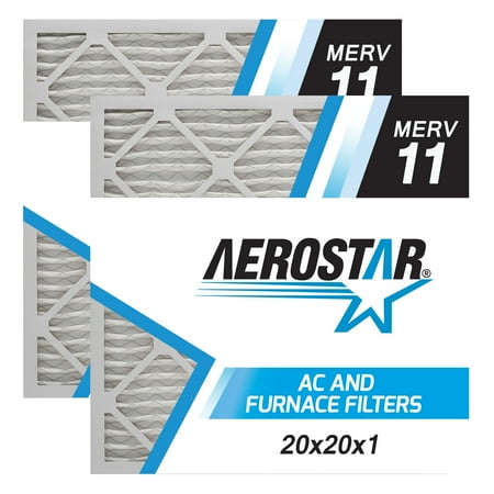 

20x20x1 Air Filter by Aerostar - MERV 11 Box of 2