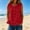 Red, variant on FDGIU Women's Round Neck Sleeveless Button Down Ruffle Hem Tank Top, Solid Cotton Linen Woven Loose Casual Blouse