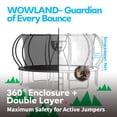 thumbnail image 2 of WOWLAND Trampoline 16FT for Kids and Adults, 1500LBS Capacity Heavy Duty Trampoline Outdoor with Enclosure Net and Basketball Hoop, Recreational Backyard Trampoline, Easy Assembly, Birthday Gift, 2 of 9