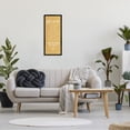 thumbnail image 2 of Stupell Industries Tan Fall Wish List Botanical & Floral Painting Black Framed Art Print Wall Art, 13 x 30, 2 of 8