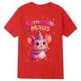 thumbnail image 4 of Girls' Cotton Short Sleeve T-Shirts Casual Graphic Tees Comfortable Tops for 3-7 Years, 4 of 4