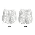 thumbnail image 5 of Picia Poodle Dog Pattern Women's 2 in 1 Athletic Running Shorts High Waisted Workout Casual Gym Sweat Shorts with Comfy Liner Zipper Pockets-Small, 5 of 9