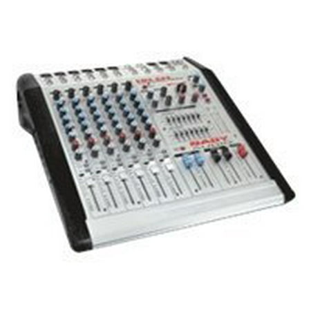 Nady PMX-600 - Analog mixer with DSP FX - powered - 6-channel - 225 Watt