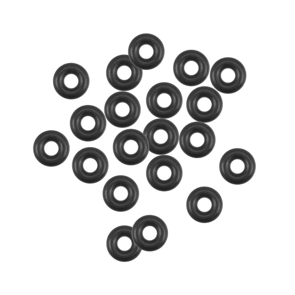 O-Rings Nitrile Rubber 2.24mm Inner Diameter 5.84mm OD 1.8mm Width Round Seal Gasket 20Pcs