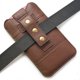 thumbnail image 4 of y7h Top Layer Cowhide Adjustable Leather Mobile Phone Holster Pouch T4R Bag Case for 5.2-6.1 inch Ph, 4 of 5