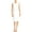 White, variant on RACHEL ROY Womens White Sleeveless Jewel Neck Midi Sheath Formal Dress Size: 2