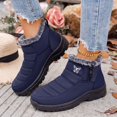 thumbnail image 6 of Womens Winter Boots Plus Size Fleece Lined Warm Ankle Shoes Fashion Casual Booties for Cold Weather Outdoor Commute and Walking, 6 of 6
