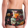 thumbnail image 4 of KLL Stained Glass Floral Cake Men's Cotton Boxer Briefs Underwear-X-Large, 4 of 7