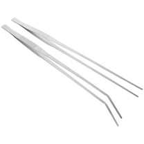 Raindrops 2pcs Long Tweezers for Reptile Feeding Aquarium Terrarium Large Metal Food Tongs