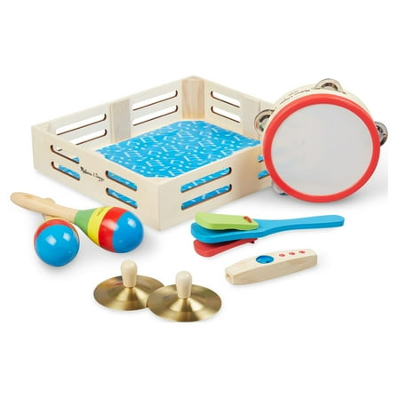Melissa & Doug Music Makers 7-Piece Wooden Musical Instrument Set