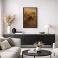 thumbnail image 5 of Framed Canvas Print Horse Running Wall Art Vintage Farmhouse Decorative for Living Room Bedroom - 16"x24" BLACK, 5 of 8