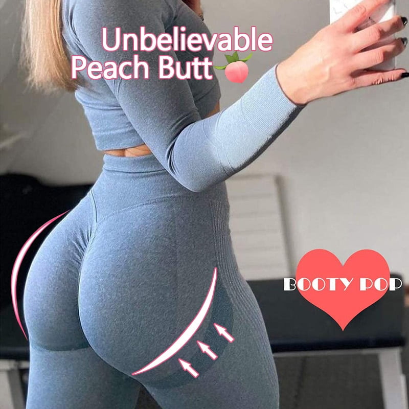 Femmes Leggings Sexy Bubble Butt Push Up Pantalon Fitness Legging Slim Taille Haute Skinny Serre Mujer Gym Seamless Legging Dropship Walmart