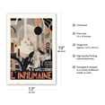 thumbnail image 2 of The Inhuman Woman (L'Inhumaine) - Directed by Marcel L'Herbier - Science Fiction - Vintage French Film Movie Poster by Georges Djo Bourgeois c.1924 - Master Art Print (Unframed) 13in x 19in, 2 of 4