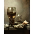 thumbnail image 2 of Pieter Claesz 19x24 Black Ornate Framed Double Matted Museum Art Print Titled: Still Life (1643), 2 of 5