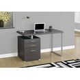 thumbnail image 2 of Bureau d’ordinateur Monarch Specialties en gris, 2 of 2