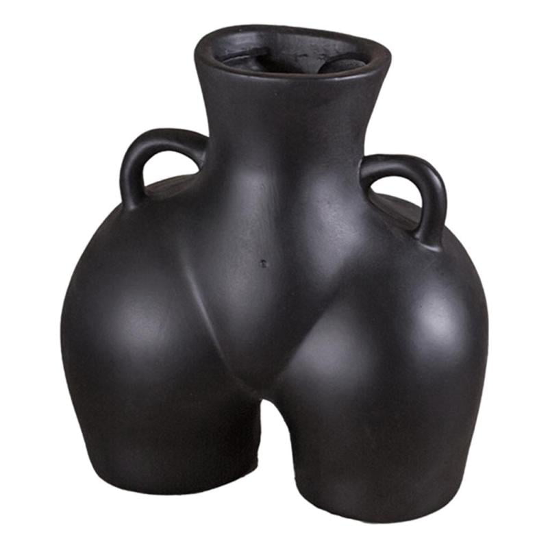 Nordic Ceramics Nude Human Body Dry Flower Vase Decorative Home Decoration 