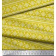 thumbnail image 3 of Soimoi Cotton Duck Fabric Aztec African Print Fabric by the Yard 56 Inch Wide, 3 of 3