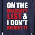 thumbnail image 3 of Instant Message - On The Naughty List - Kids Long Sleeve Tee, 3 of 6