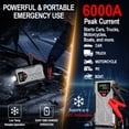BCJ 4000A Peak Car Battery Jump Starter with 150 PSI Air Compressor ...