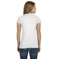 thumbnail image 3 of Gildan Ladies Softstyle  T-Shirt, XL, White, 3 of 3