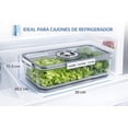 thumbnail image 4 of Recipiente de Alimentos para Refrigerador, Tapa con Calendario Manual, Tamaño Mediano, 4 of 8