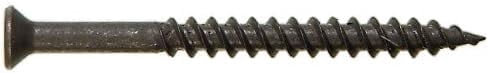 Hillman No. 6 x 1-5/8 in. L Square Trim Head Black Phosphate Steel Drywall Screws 100 pk