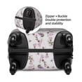 thumbnail image 4 of Xecao Orchids Flowers print Elastic Luggage Cover, with double-sided print , is perfect for travel, business, and daily use, 4 of 9