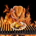 thumbnail image 4 of Xihbxyly Parrilla de Acero Inoxidable para Pollo, Bandeja Portátil para Barbacoa, Diseño Único, Ideal para Asar En Camping, Ideal para Pavo o Urogallo, Fácil de Limpiar, 24 X 19 Cm., 4 of 7