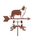 thumbnail image 1 of Dog Border Collie Weathervane with Deck Mount, 1 of 1