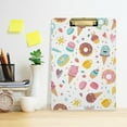 thumbnail image 6 of GZHJMY Ice Cream Cone Clipboards Acrylic A4 Letter Size Clipboards with Metal Clip for Nurses, Students, Teachers, Classroom, Office, 6 of 7
