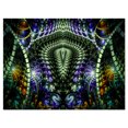 thumbnail image 2 of Unique Colorful Fractal Design Pattern - Oversized Abstract Canvas Art, 2 of 3
