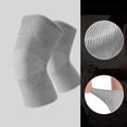 thumbnail image 2 of Knee Compression Technology Technology Sleeve 2-Pack Unisex Supports for Women and Men, Breathable Moisture Wicking Charcoal Infused Knee Sleeves for Yoga Gym Workout Running Cycling Hiking Daily Use, 2 of 5
