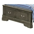 thumbnail image 4 of Glory Furniture Louis Phillipe Twin Storage Bed in Gray, 4 of 5