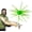 Green, variant on Sea Urchin Bait for Bass Fishing, Floating Soft Urchin Lure with Tentacles, Finesse Sea Urchin Baits for Drop Shot Neko Rig, Multi Species Dice Bait Alternative
