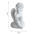 thumbnail image 1 of Langgg Resin White Angel Statue Desktop Decor Collection Window Props Christmas sitting, 1 of 9