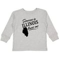 thumbnail image 3 of Inktastic Someone in Illinois Loves Me Boys or Girls Long Sleeve Toddler T-Shirt, 3 of 5