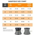 thumbnail image 6 of MANIFIQUE Womens Waist Trainer with Zipper Sweat Waist Trimmer for Women Workout Belt Corset Shapewear, 6 of 6