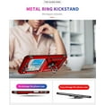 thumbnail image 4 of for Samsung Galaxy Z Flip 5 Case for Flip 5 Case,with Stand Heavy Duty Drop Resistant Phone Case for Samsung Z Flip 5 Case- Red, 4 of 6