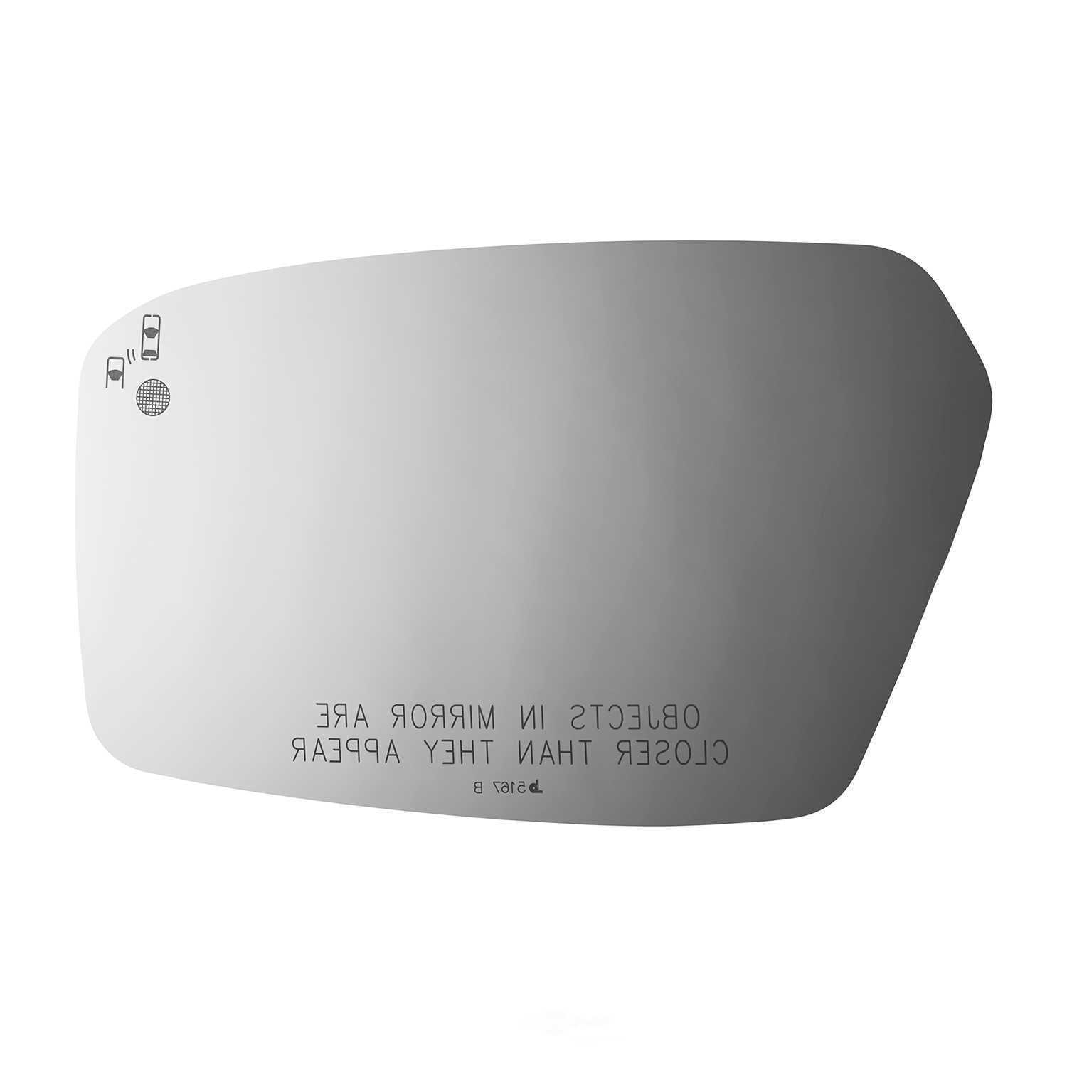 Burco Side View Mirror Replacement Glass - Clear Glass - 5167B