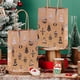 thumbnail image 4 of Uuiauoio Christmas Snowflake Tote Bag with Flat Bottom, Kraft Paper Gift Packaging for Holiday Parties, Festive Tree Design Carry Bag for Seasonal Present Wrapping and Events, 4 of 6