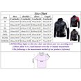 thumbnail image 2 of Rhuody Mens Winter Jacket Men Autumn Winter Long Sleeve Solid Color Coat Sports Zipper Coat Pocket Baseball Clothes Flying Jacket Casual Outfits Coffee M, 2 of 2