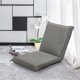 thumbnail image 1 of Costway Silla a Ras de Suelo Sillón Reclinable Acolchado Regulable con Soporte Espalda Ideal para Leer Meditar Gris 98 x 47 x 7,5 cm, 1 of 10