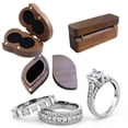 thumbnail image 3 of facefd Wood Rings Box Multipurpose Boxes Convenient Special Design Delicate Personalized Holder Wedding Ceremony Jewelry Display 4, 3 of 6