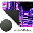 thumbnail image 4 of Purple Pixel Japanese Mouse Mat Computer Pad for Laptop, Kawaii Large Gaming Pad 35.4 x 15.7 Inch for Mouse Pad Gaming Keyboard Retro Non-Slip Rubber Base Mouse Pads for Office Computer Laptop Gamers, 4 of 6